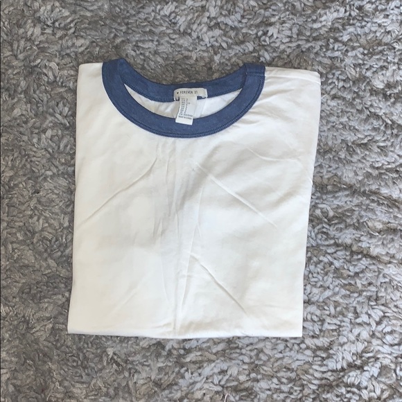 Forever 21 Tops - RINGER TEE